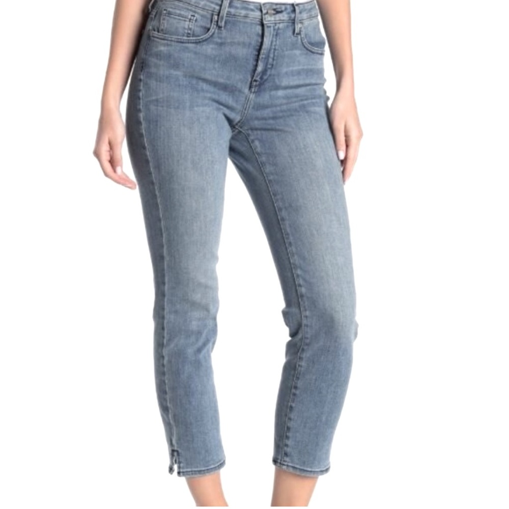 NYDJ Curves 360 Slim Straight Ankle Jeans in Medium Denim Wash Size 6